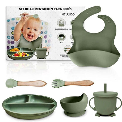 Set de Vajilla de Silicona para Bebé