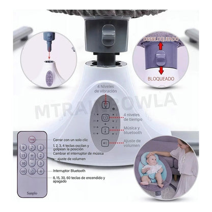 Cuna Mecedora Inteligente Sweet Dreams Pro